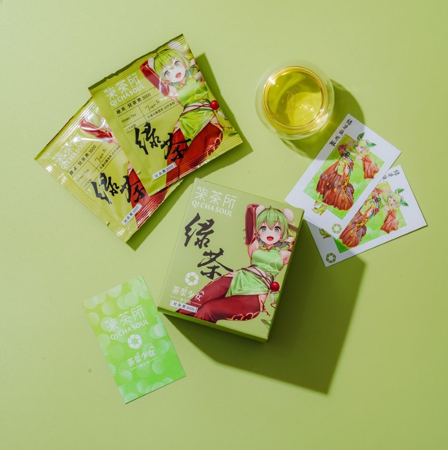茶葉少女IP聯名系列-綠茶 鋁袋經典款