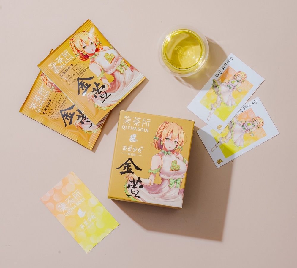 茶葉少女IP聯名系列-高山金萱茶 鋁袋經典款