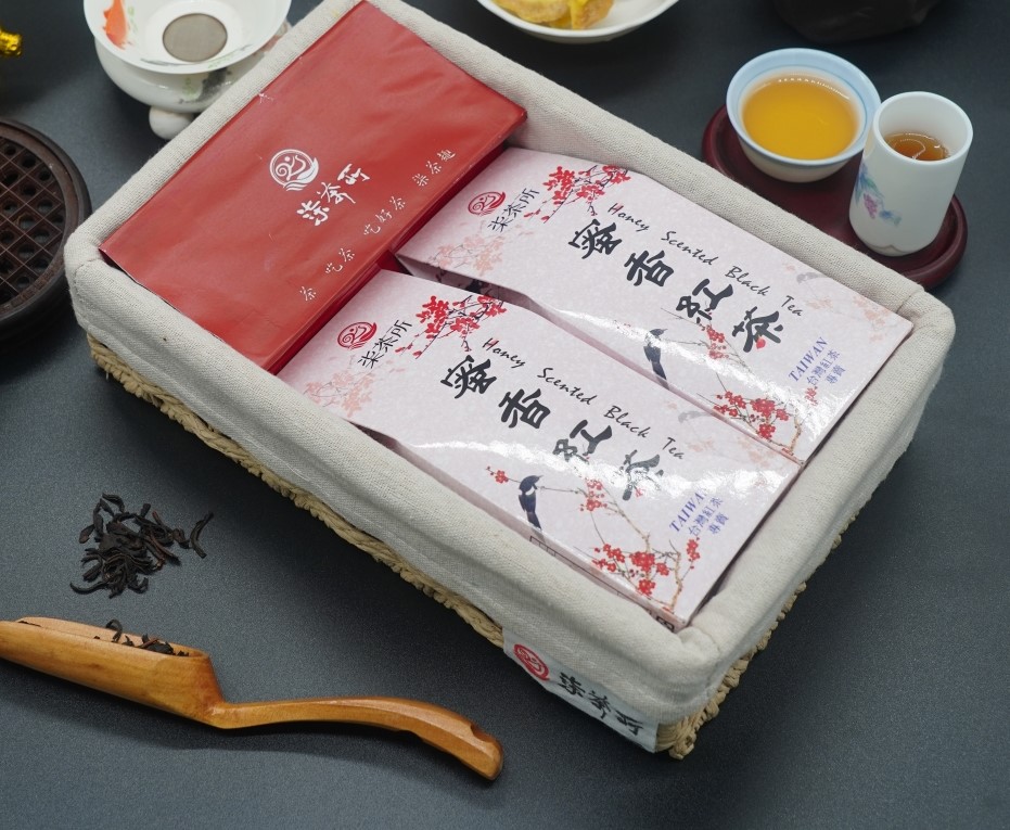 友善蜜香紅茶50g*2入籐藍組(附提袋)