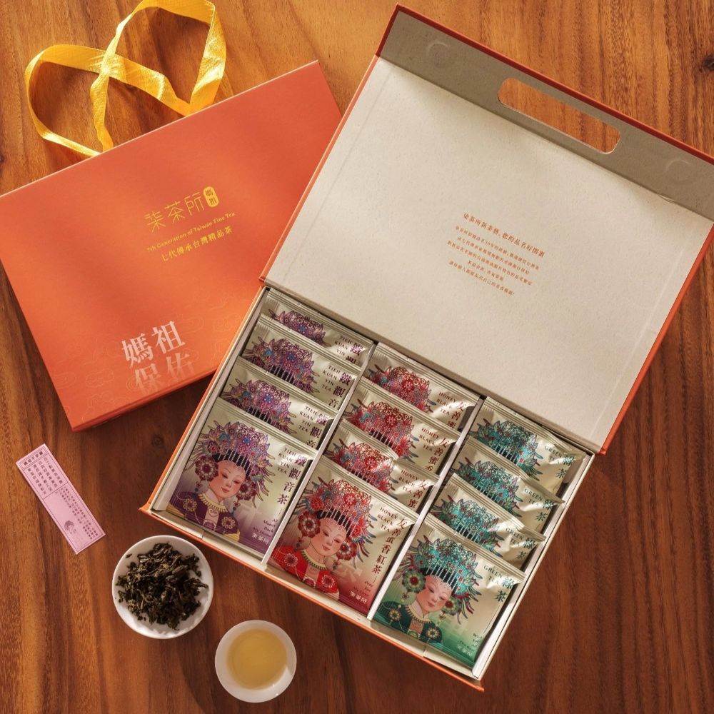 媽祖娘娘平安茶禮盒組(內附運勢籤詩)