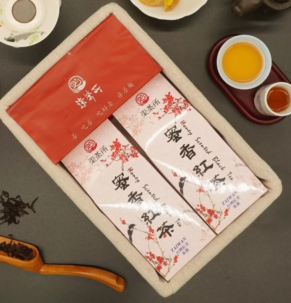友善蜜香紅茶50g*2入籐藍組(附提袋)