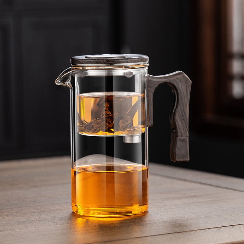 簡單泡茶磁吸無桿茶藝壼 茶水分離