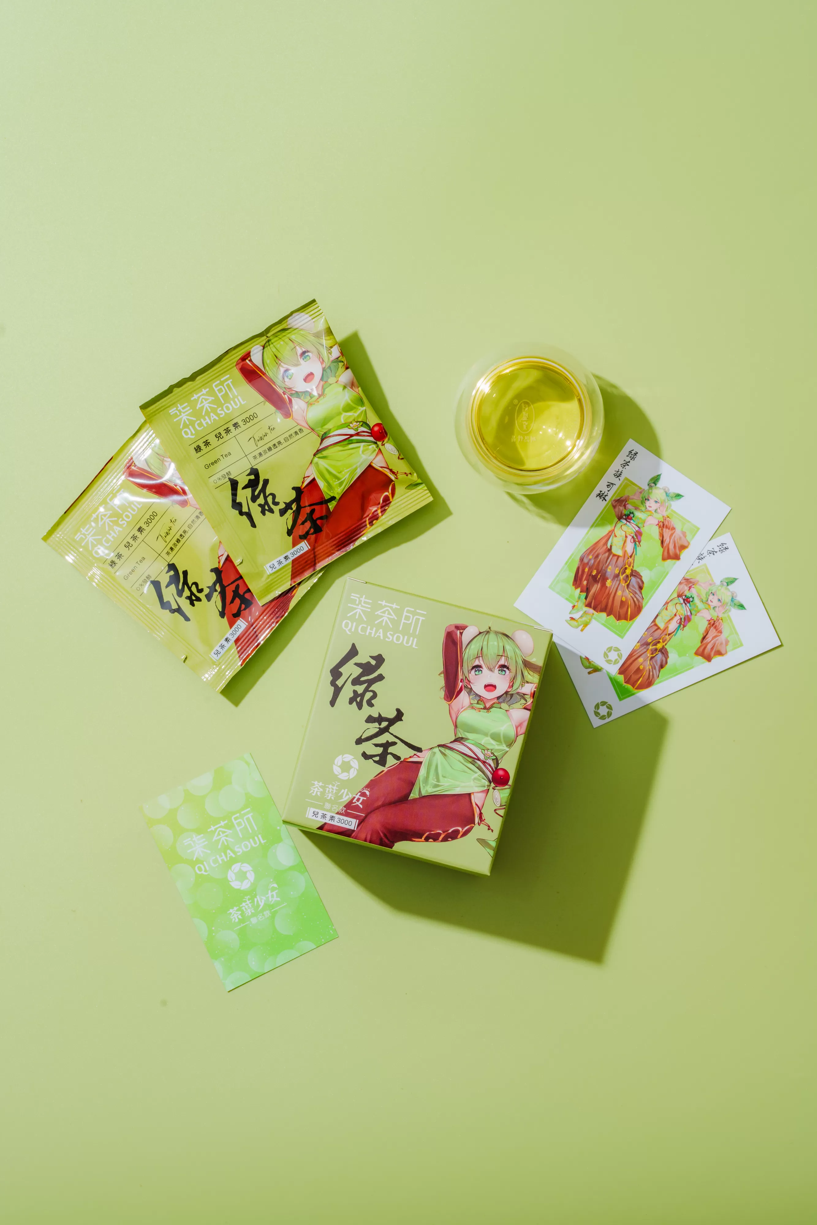 茶葉少女IP聯名系列-綠茶 鋁袋經典款