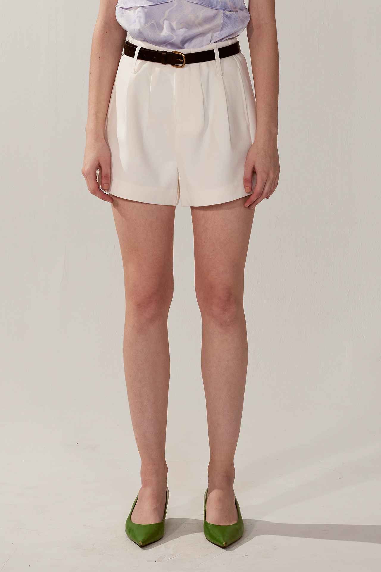 質感修身西裝短褲