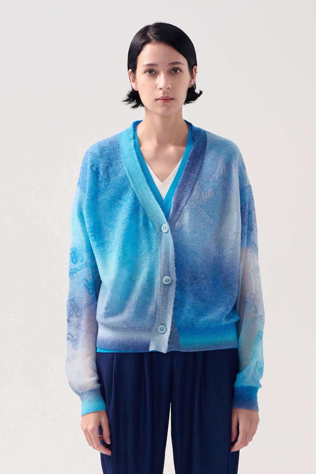 魔幻天空羊毛外套