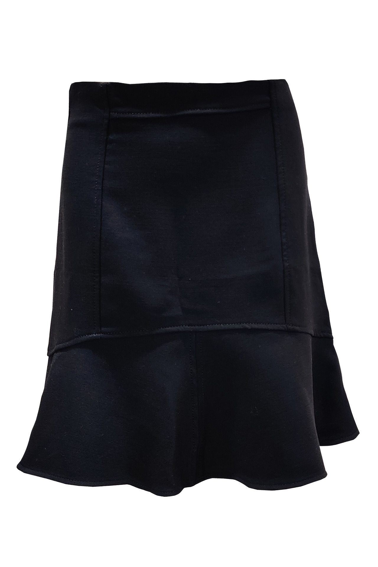 黑色短板魚尾裙子