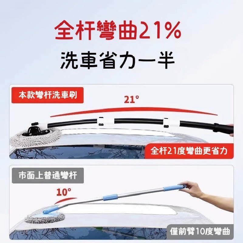 SZ 汽車洗車拖把,洗車布吸水拖把,汽車,可換頭,加長桿,伸縮拖把