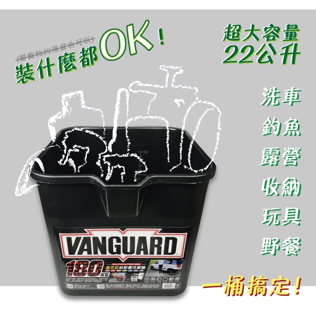 鐵甲武士 全方位超耐重洗車桶 (紅蓋/黑桶)