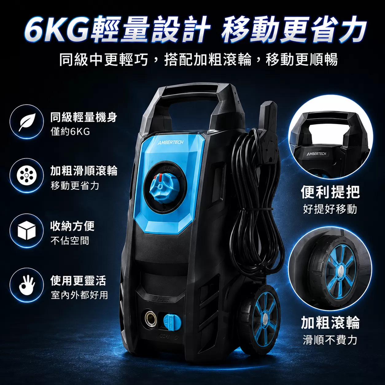 安伯特 小怪獸多功能高壓清洗機,高壓清潔機,戶外清洗機,洗車機,高壓水槍,高壓清洗機