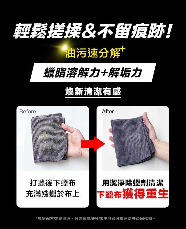 鐵甲武士 潔淨除蠟劑