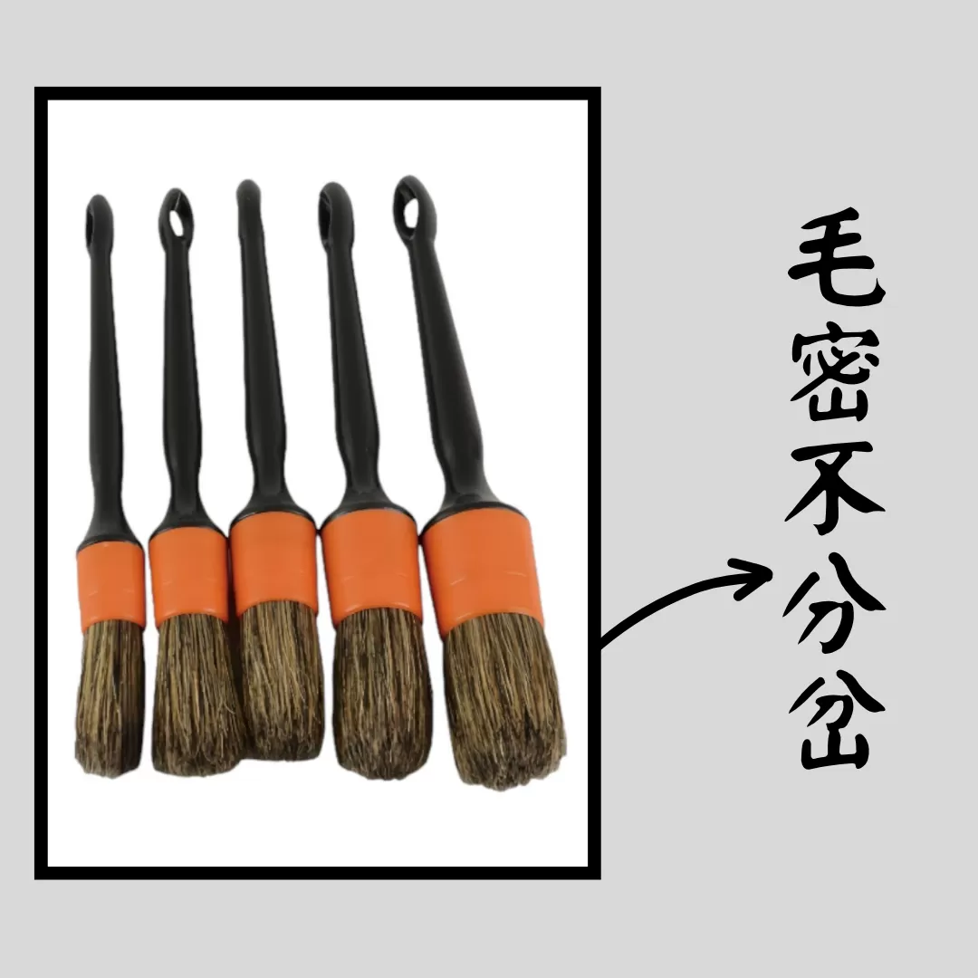 SZ 豬鬃毛細節刷 5 件組