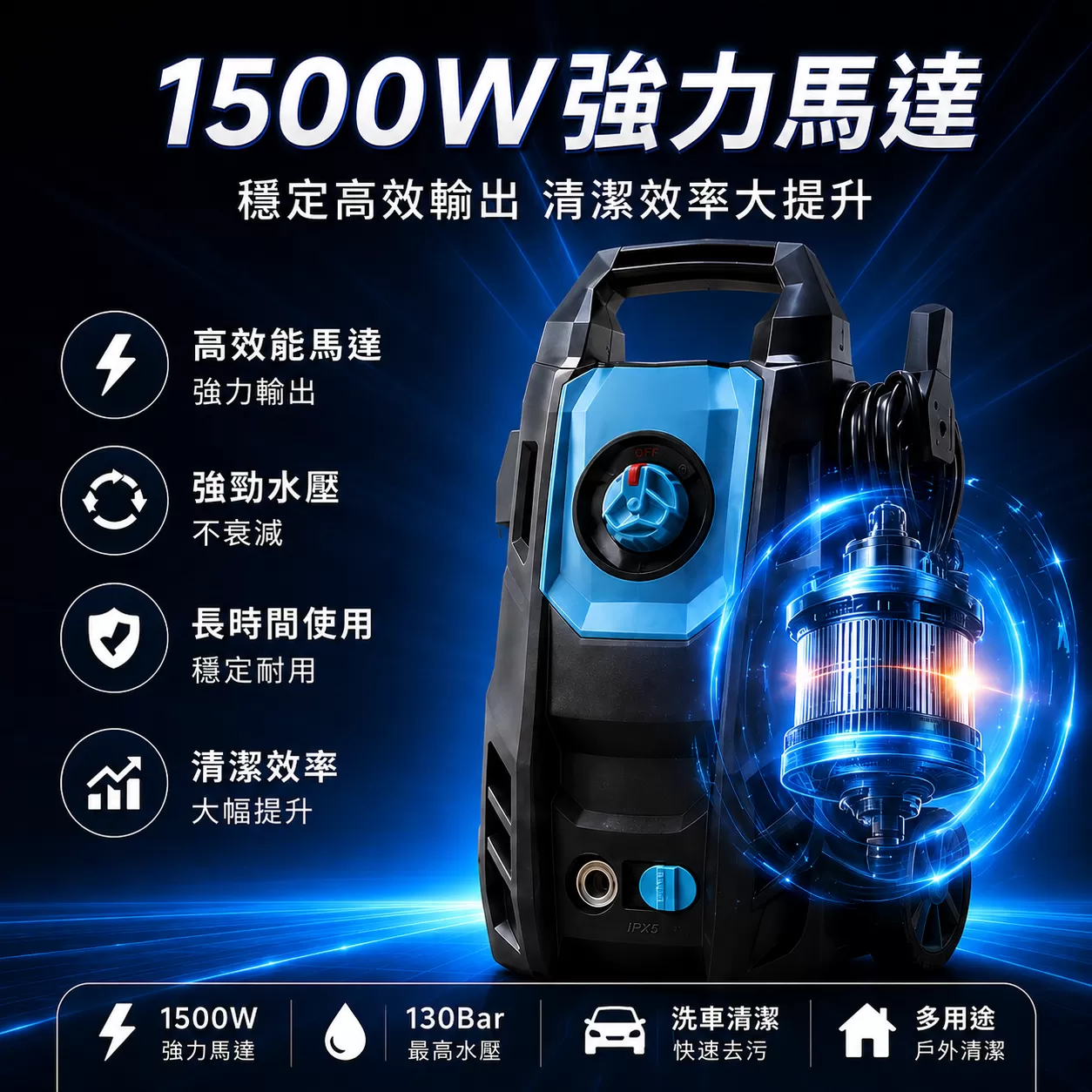 安伯特 小怪獸多功能高壓清洗機,高壓清潔機,戶外清洗機,洗車機,高壓水槍,高壓清洗機