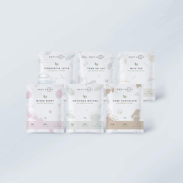 【Body Goals】全素多效豌豆蛋白飲 - ( 靜岡抹茶),素食高蛋白,豌豆蛋白飲,乳清,BodyGoals,高蛋白