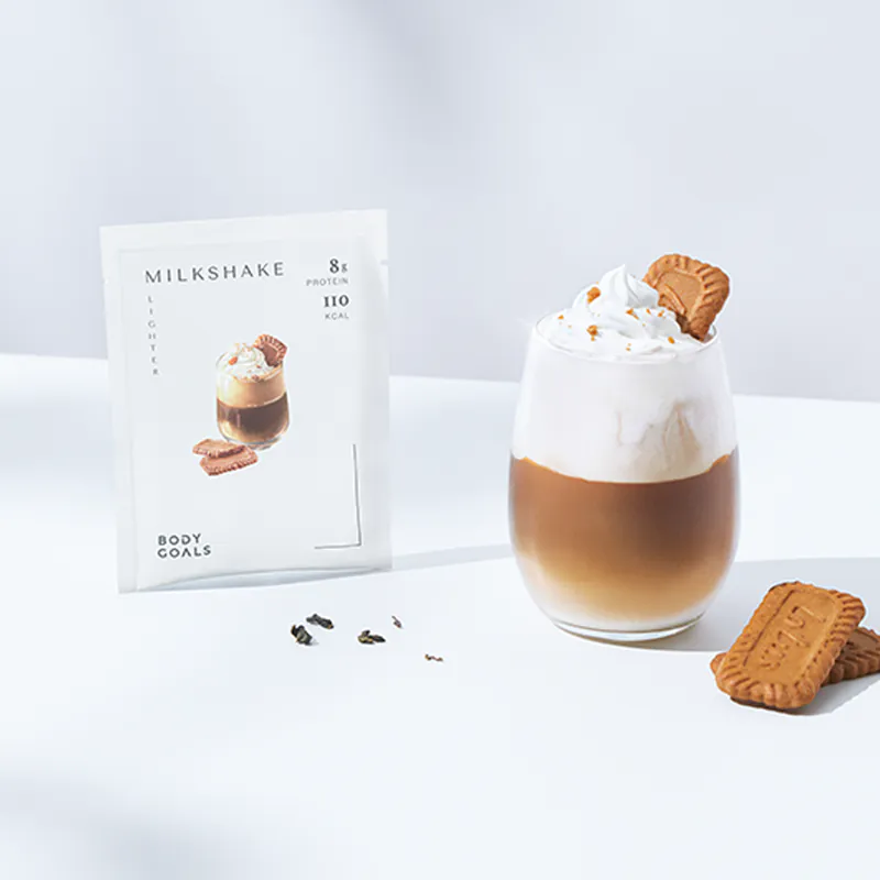 【Body Goals】飽飽控卡白奶昔 - (紅茶拿鐵 (葷)),堅果,養顏美容,可可,燕麥,奶茶