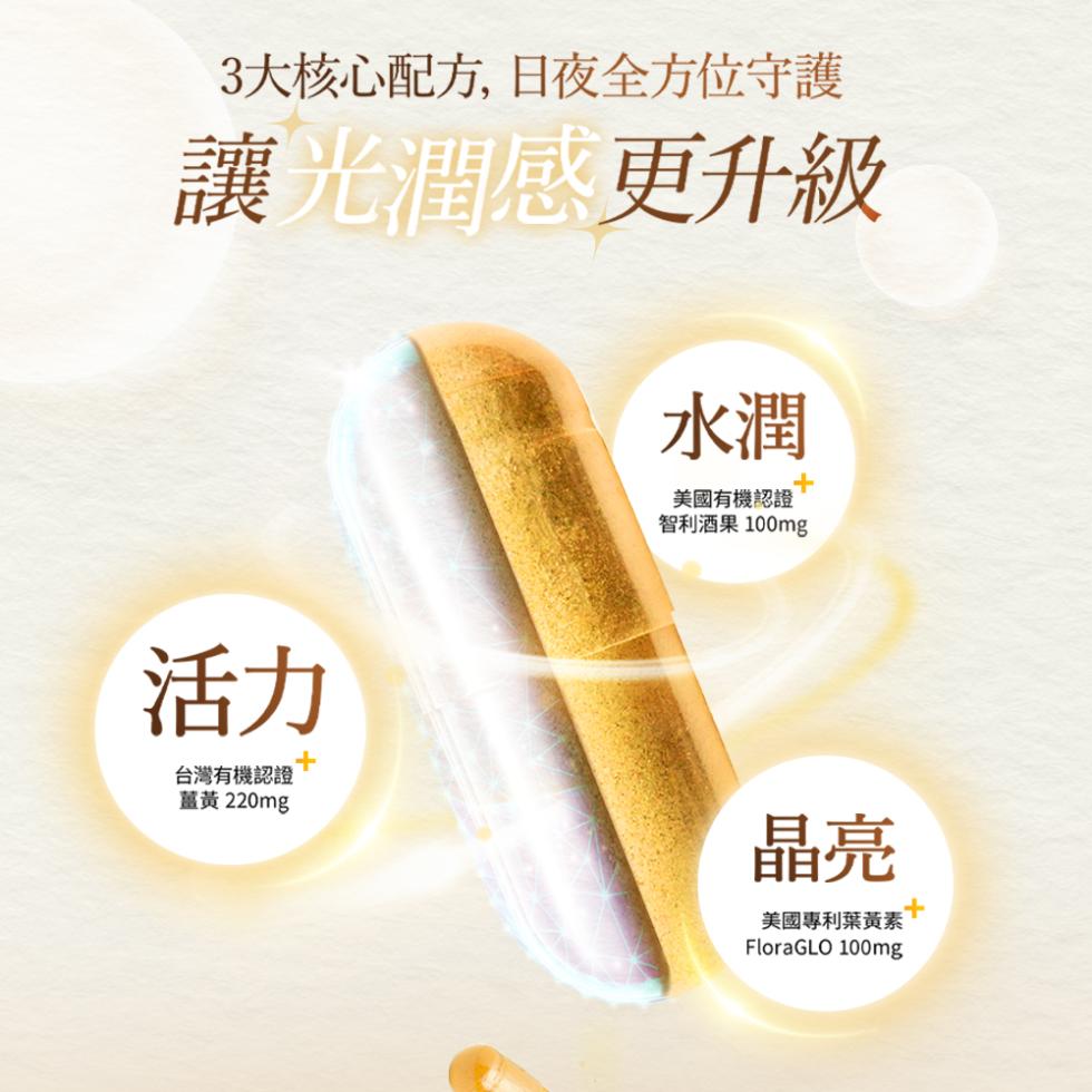 【薑黃王】薑黃明亮膠囊,U61400014,【薑黃王】薑黃明亮膠囊,增強活力,透光晶亮,澎彈水潤