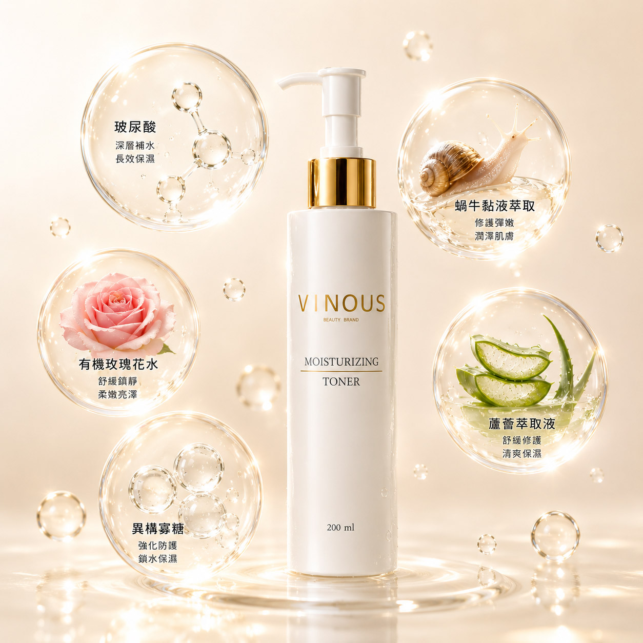 保濕精華化妝水,台灣化妝水,敏感肌保濕,醫美化妝水,滋養肌膚,改善暗沉