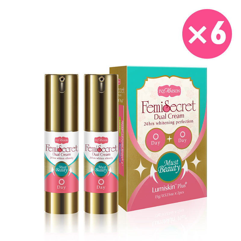 IvyMaison艾葳-Femi Secret 極效柔嫩美白霜 Lumiskin™ plus+  30ml x 6入組