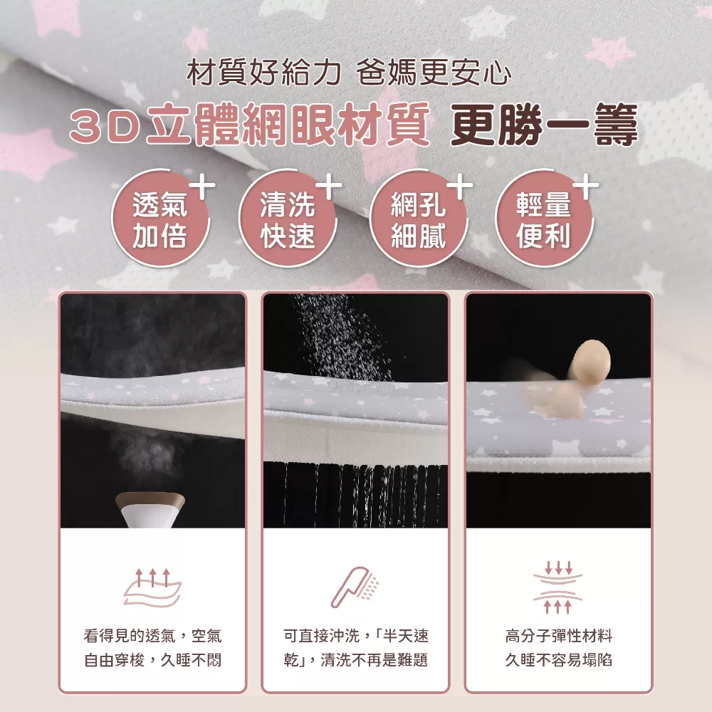 3D立體網眼材質 
