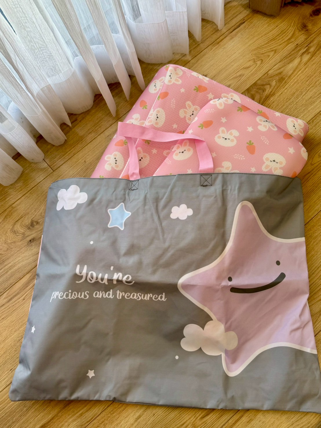 Ami的三件組開學套組 - 培婗 3D 透氣床墊、可調式童枕、棉被袋