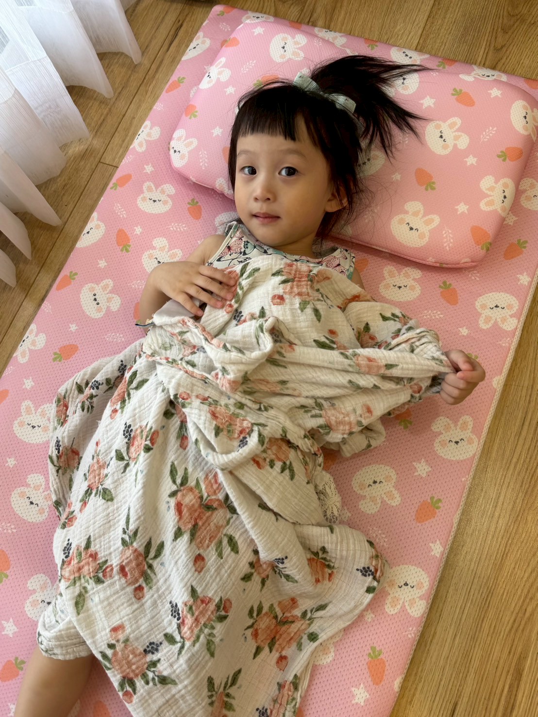 Ami的三件組開學套組 - 培婗 3D 透氣床墊、可調式童枕、棉被袋