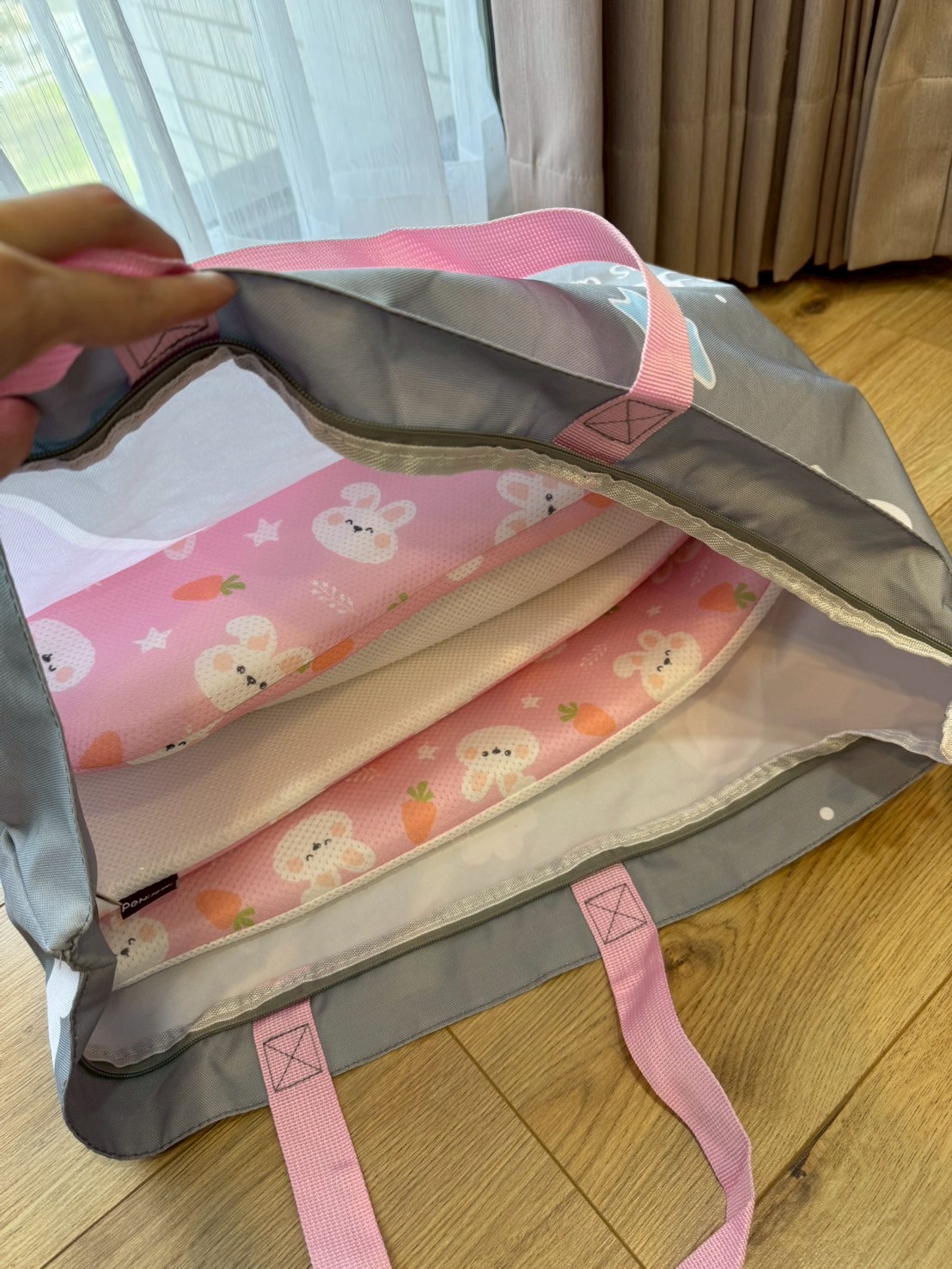 Ami的三件組開學套組 - 培婗 3D 透氣床墊、可調式童枕、棉被袋