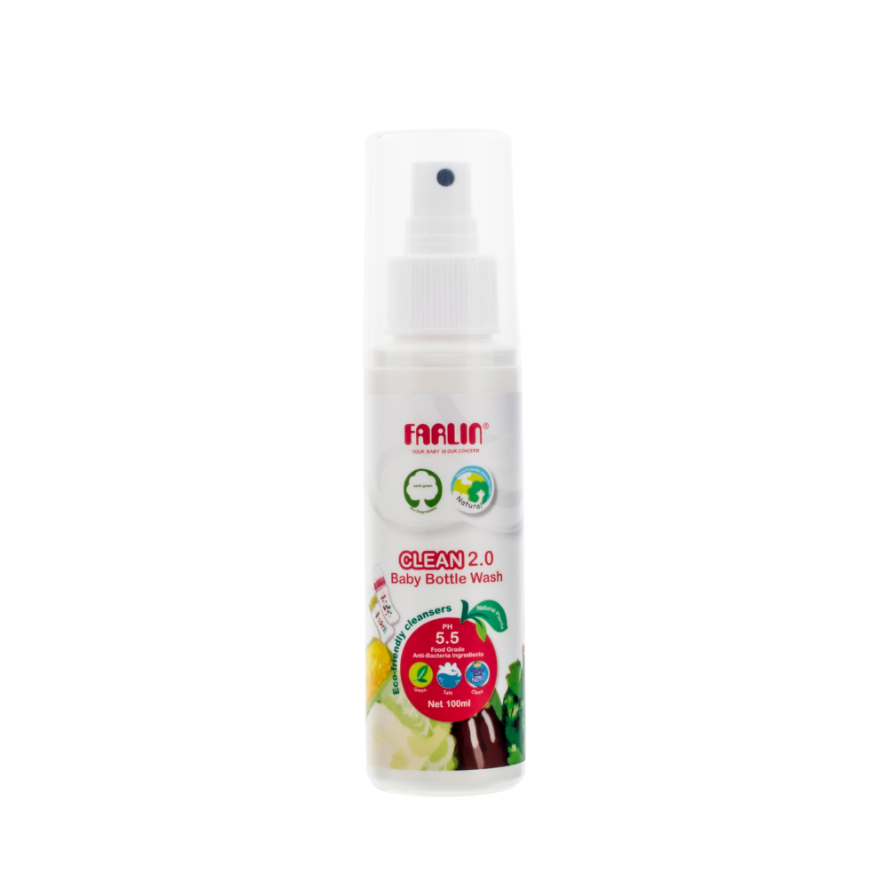Farlin EcoClean 液態奶瓶蔬果清潔劑(隨身款/100ml)