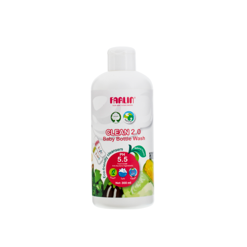 Farlin EcoClean 液態奶瓶蔬果清潔劑(掀蓋款/300ml)