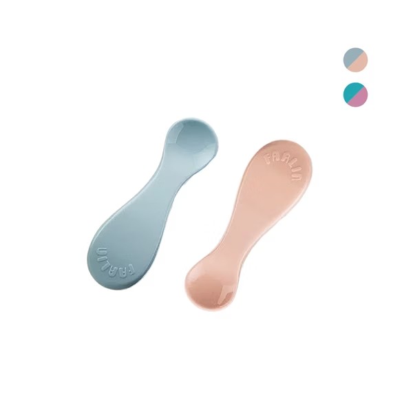 Farlin SOQ矽膠湯匙2入組