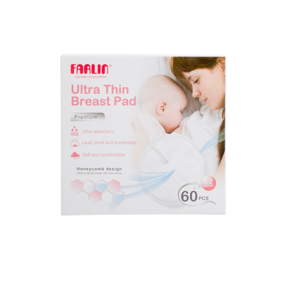 Farlin 2mm超薄拋棄式乳墊60入組(盒裝)
