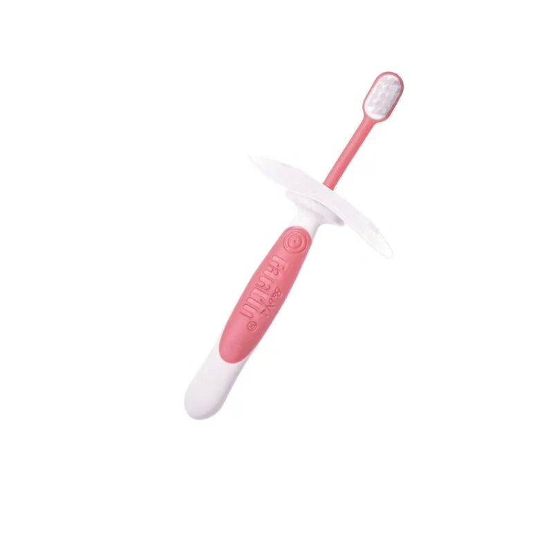 Farlin 兒童三階檔片學習牙刷(粉/藍)