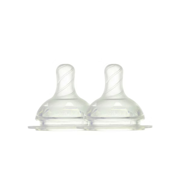 Farlin DNA寬口矽膠奶嘴2入