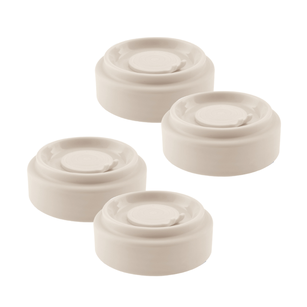 Farlin 城市系列寬口奶瓶真空儲存蓋4入