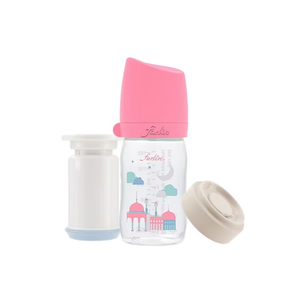 Farlin 城市系列寬口TR90真空儲乳瓶180ml