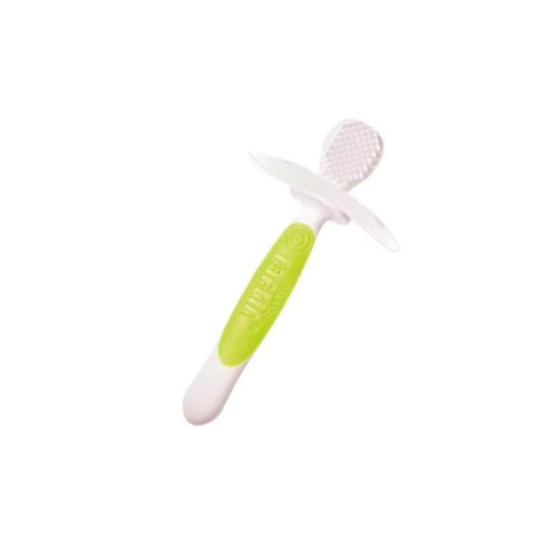 Farlin 兒童二階檔片學習牙刷(綠),咬咬牙刷,學習牙刷,兒童牙刷,Farlin,嬰兒咬牙牙刷｜練習刷牙