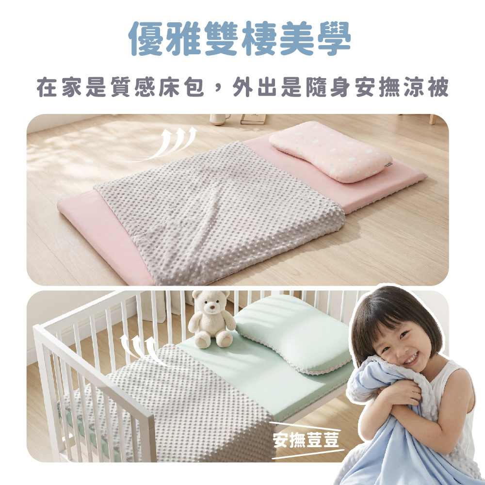 PeNi培婗 超涼感馬卡龍雙面安撫床包 (涼感荳被),經典床墊/小雲床適用,APN0029_01,PeNi培婗超涼感馬卡龍雙面安撫床包(涼感荳被),可機洗,網紅推薦