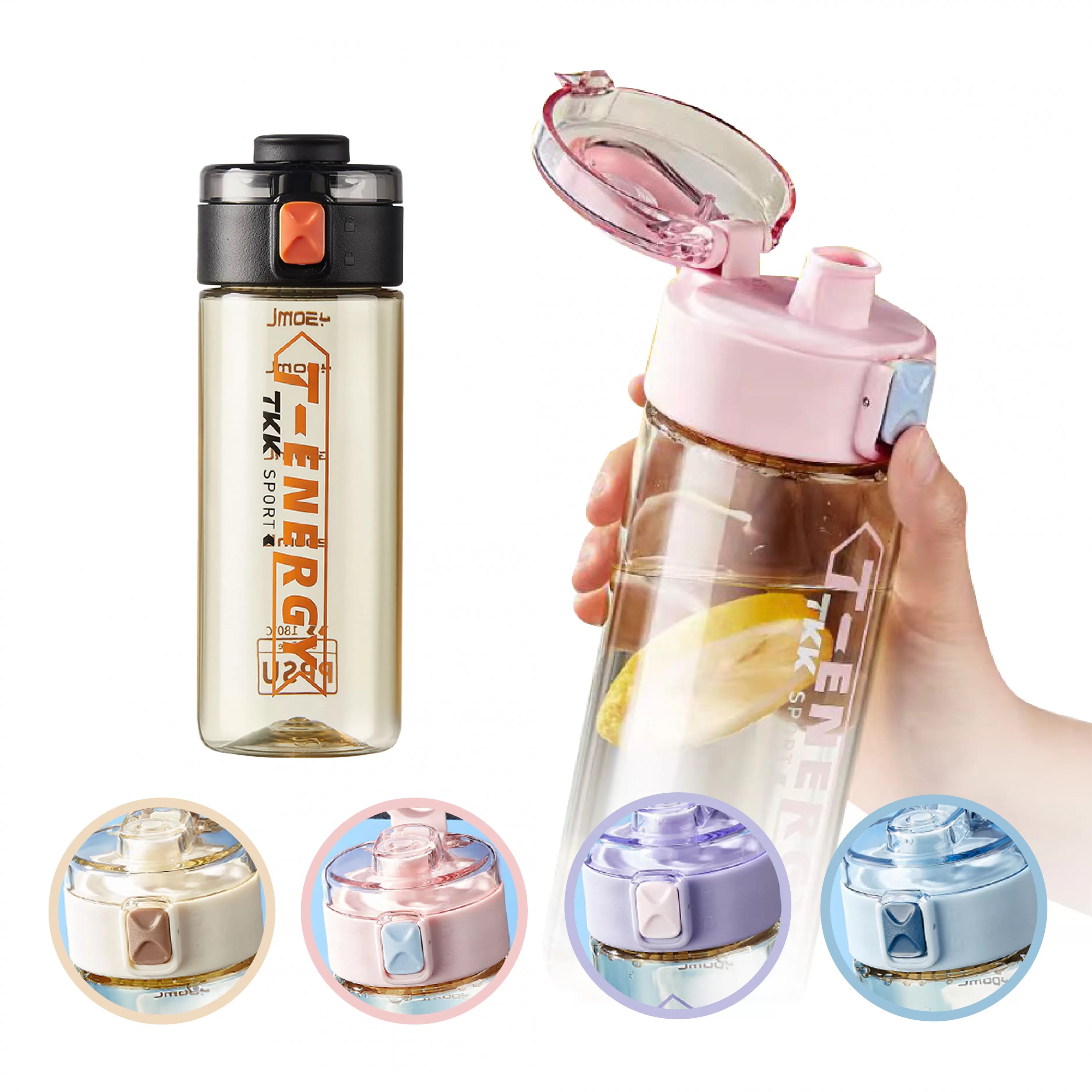 TKK 直飲PPSU運動水杯 500ML,TKK,隨行水壺,健身水壺,防摔,雙飲水壺