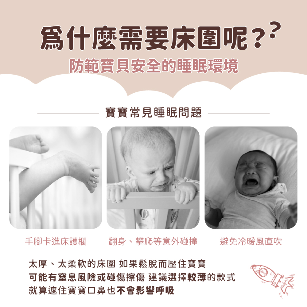 PeNi培婗－3D透氣寶寶安全床圍,嬰兒床圍,床圍推薦,嬰兒床床圍,完全透氣更安全|彈力緩衝,APN0008