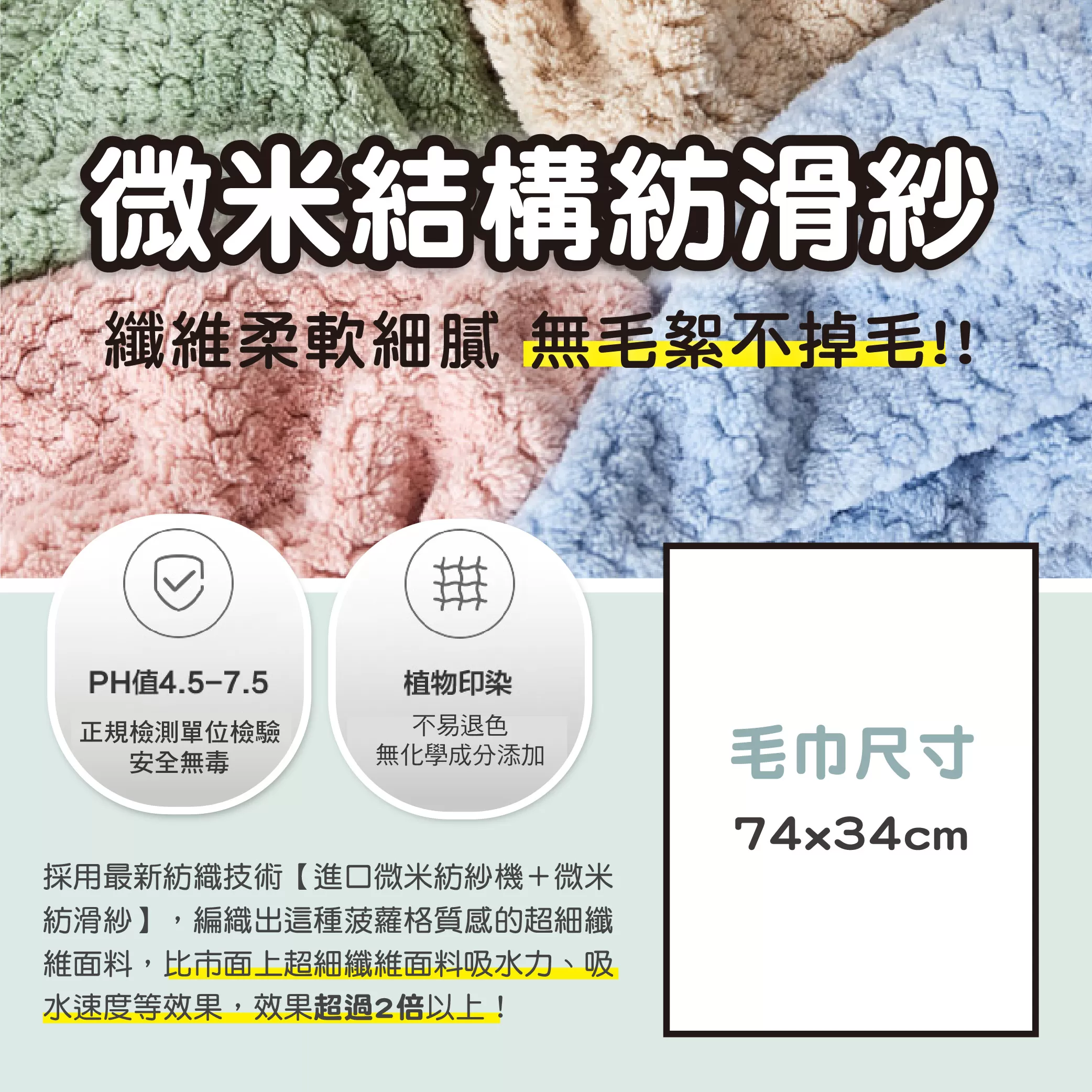 YODO 菠蘿格【毛巾】,超細纖維｜不起毛球不掉毛,CYD0004,YODO菠蘿格【毛巾】,瞬吸速乾,超細纖維