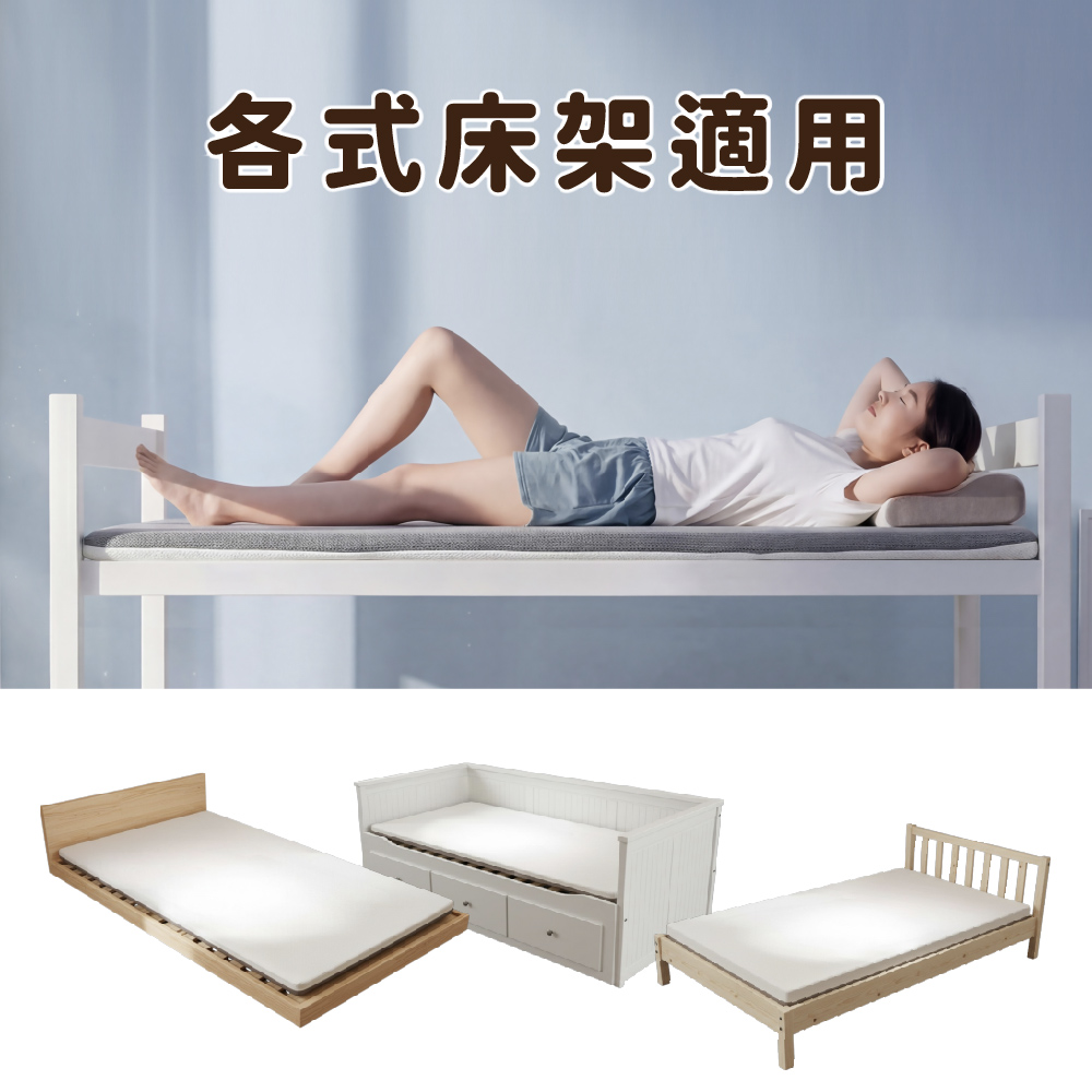 PeNi培婗 大款小雲厚床墊 105cm*188cm(單人加大),露營,單人,床墊,可水洗床墊,單人加大|車露適用