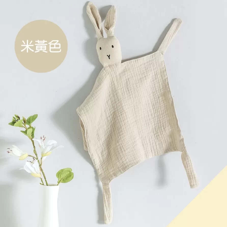 純棉紗布寶寶安撫巾/口水巾