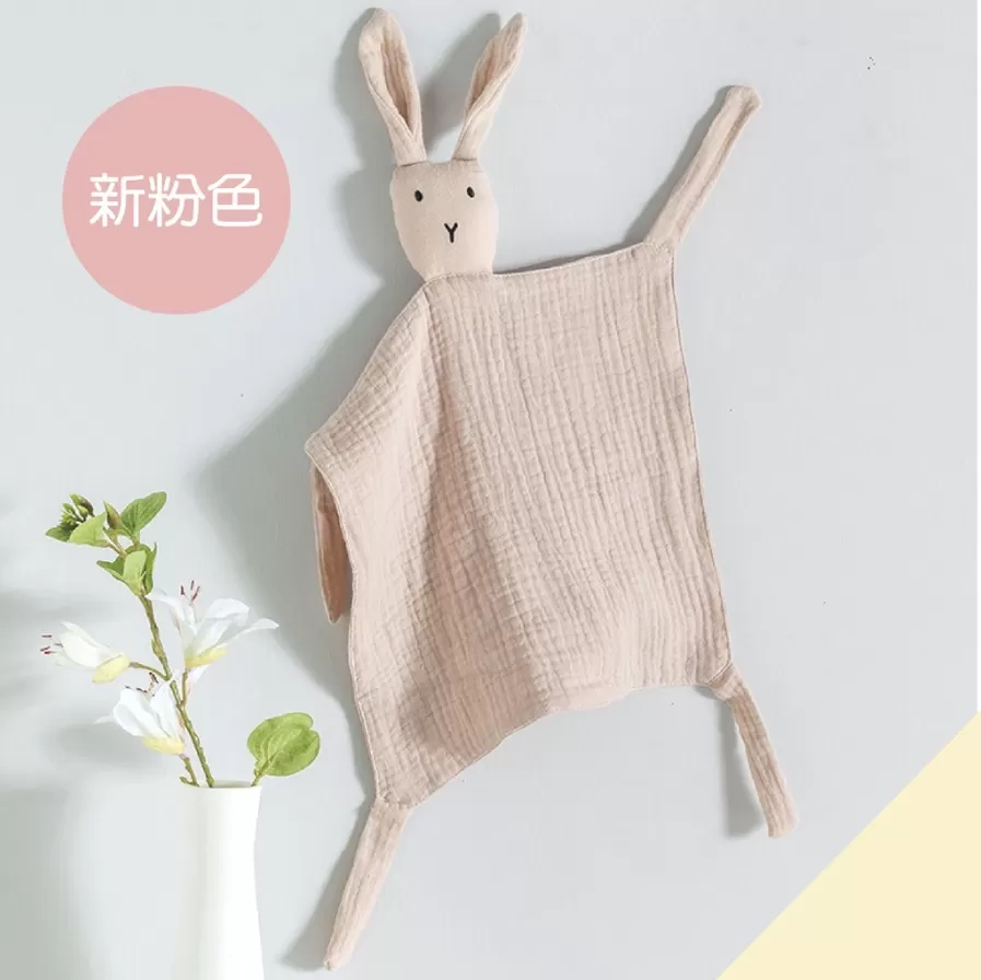 純棉紗布寶寶安撫巾/口水巾