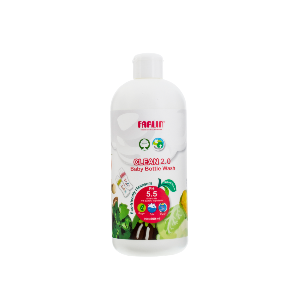 Farlin EcoClean 液態奶瓶蔬果清潔劑(掀蓋款/500ml)