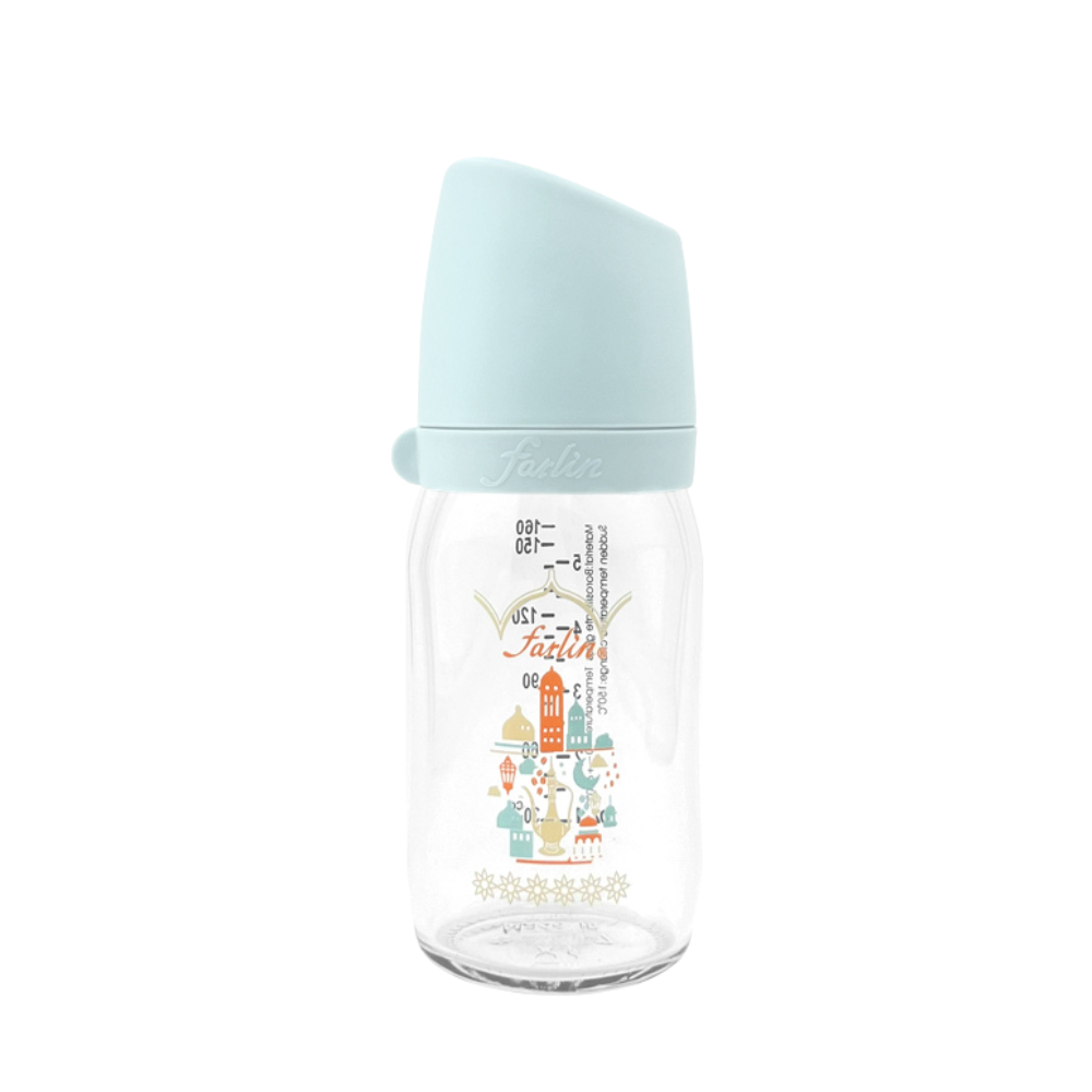 Farlin 城市系列寬口玻璃奶瓶  160ml