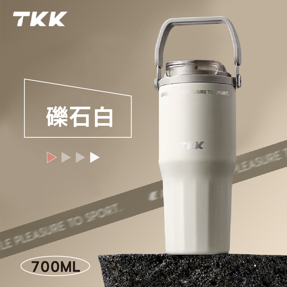 TKK 316 提手雙飲陶瓷保溫杯