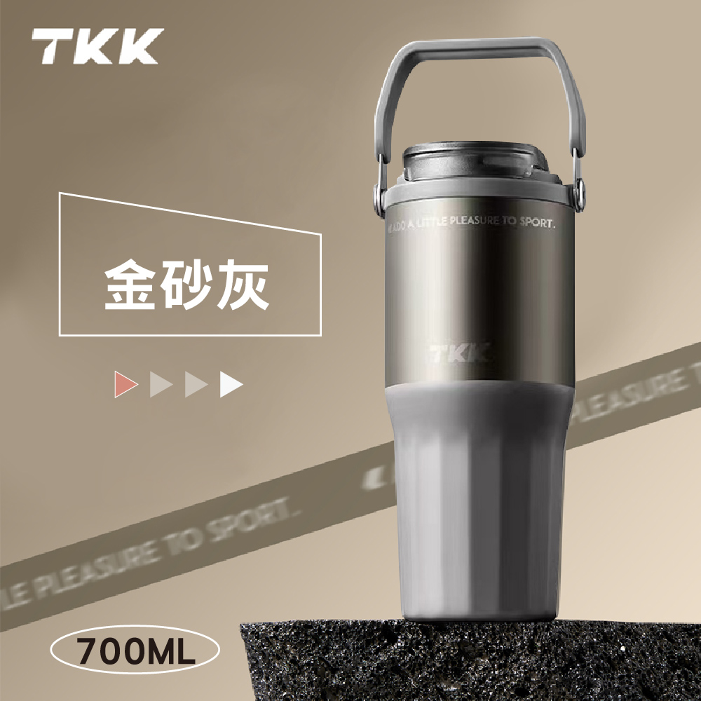 TKK 316 提手雙飲陶瓷保溫杯