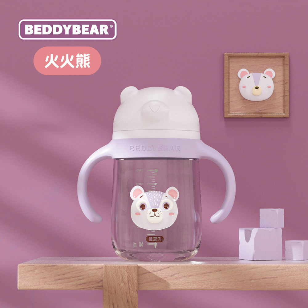【韓國BeddyBear】 Tritan 兒童火火學飲杯【360ML】