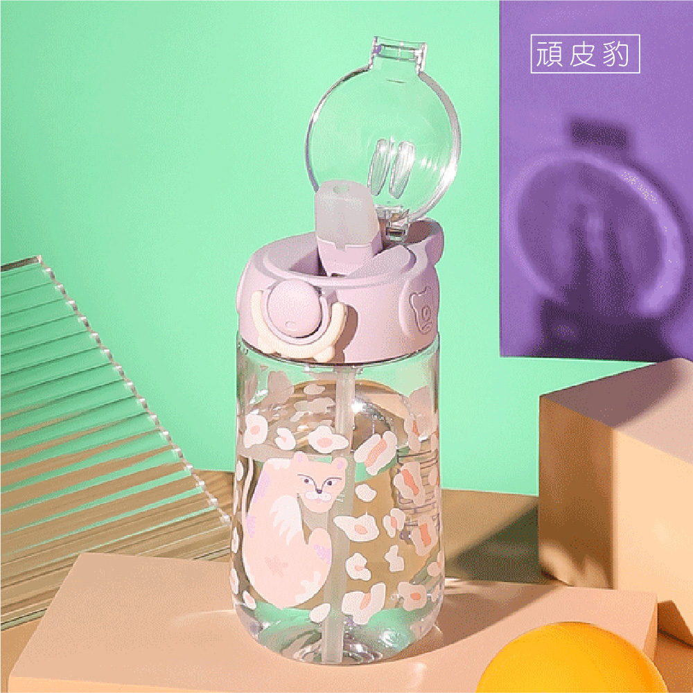 【韓國BeddyBear】Tritan兒童手提鴨嘴水杯【400ML】