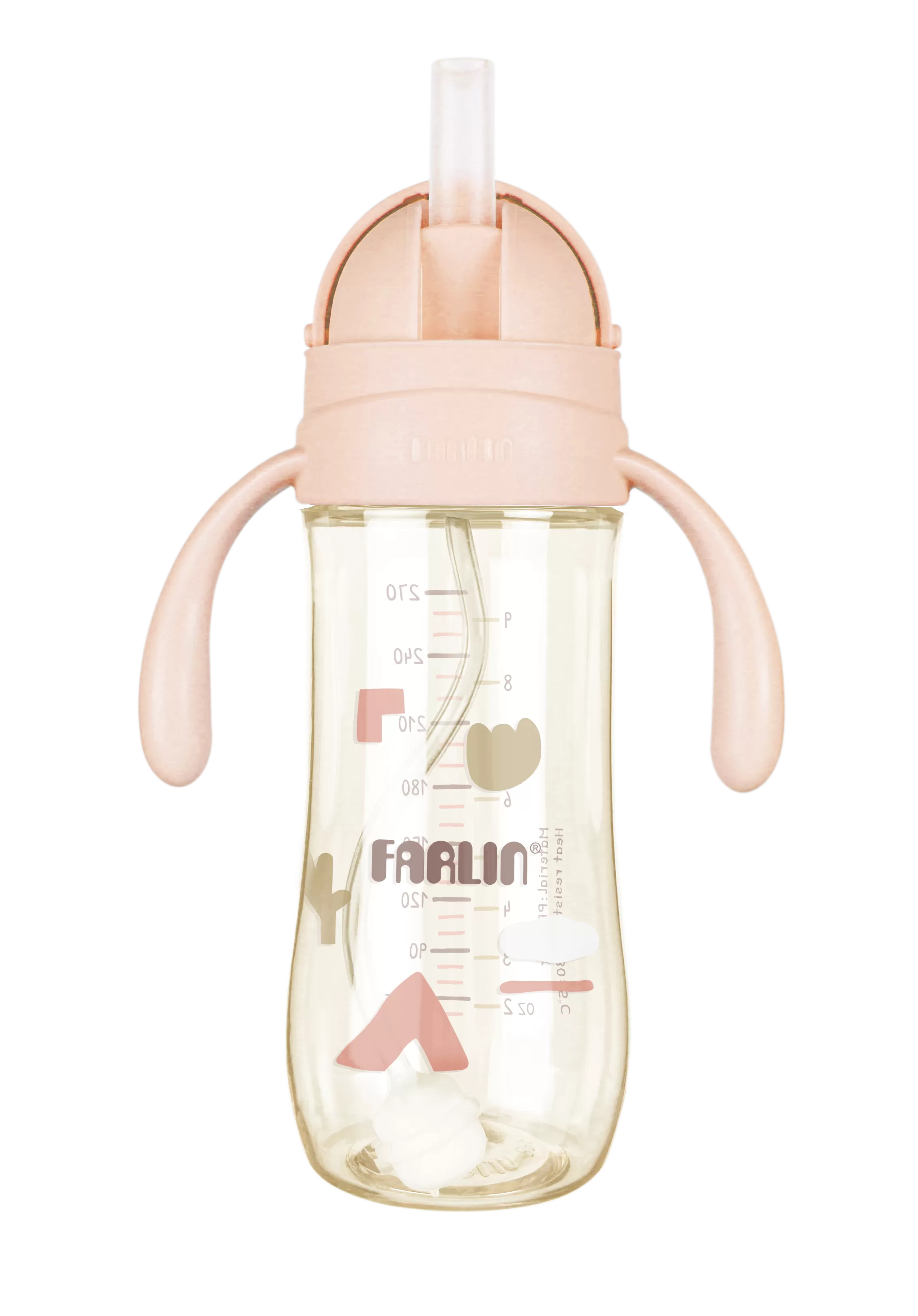 Farlin - PPSU寬口防逆流重力吸管學飲水杯270ml