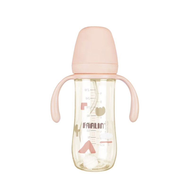 Farlin - PPSU寬口防逆流重力吸管學飲水杯270ml