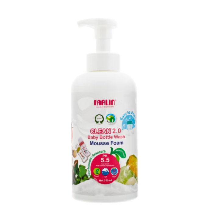 Farlin - EcoClean 奶瓶蔬果清潔慕斯(750ml)